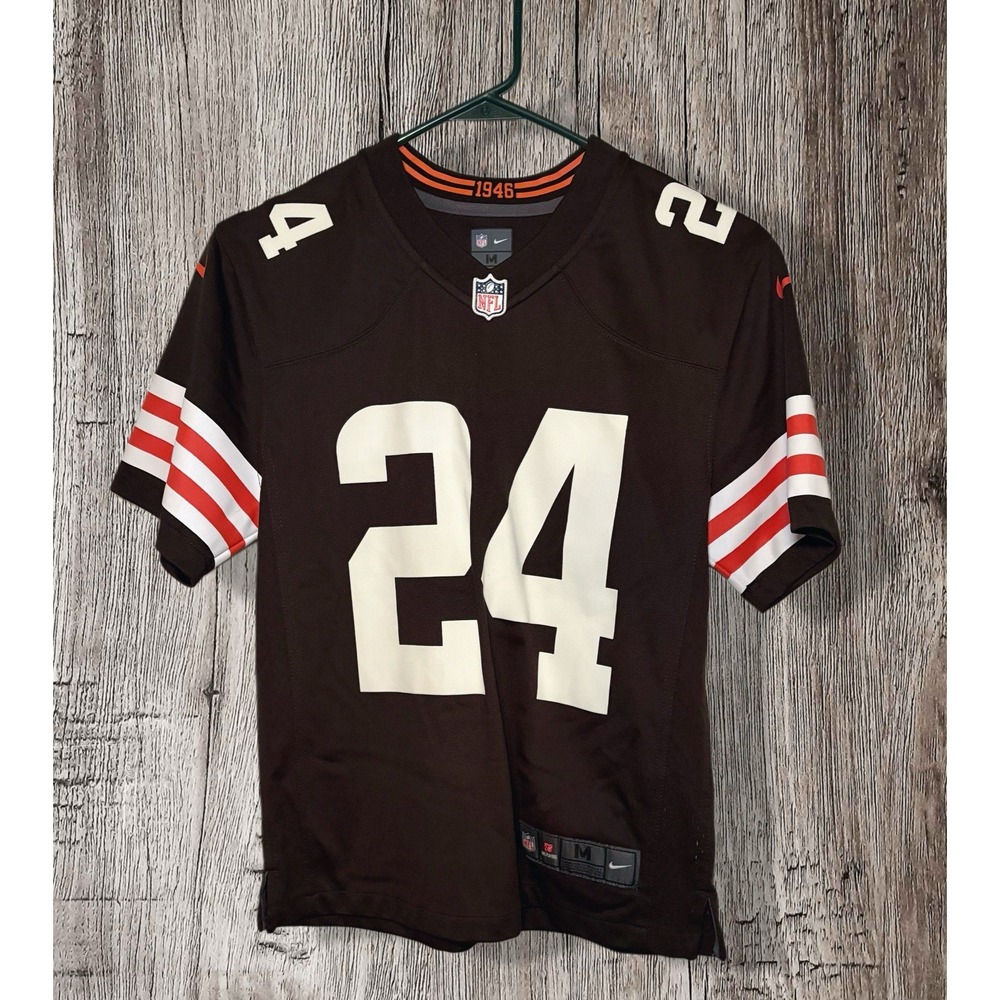 Nick Chubb Cleveland Browns Nike On-Field NFL Football Jersey Youth Medium
